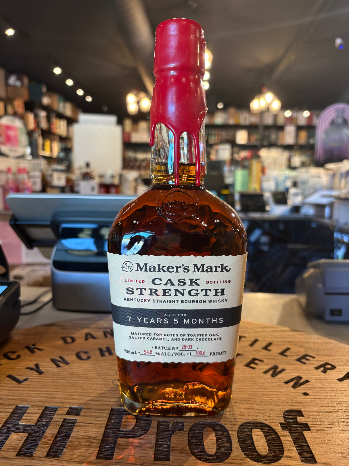 MAKER'S MARK CASK STRENGTH 7 YEARS 109.6 Proof 750mL