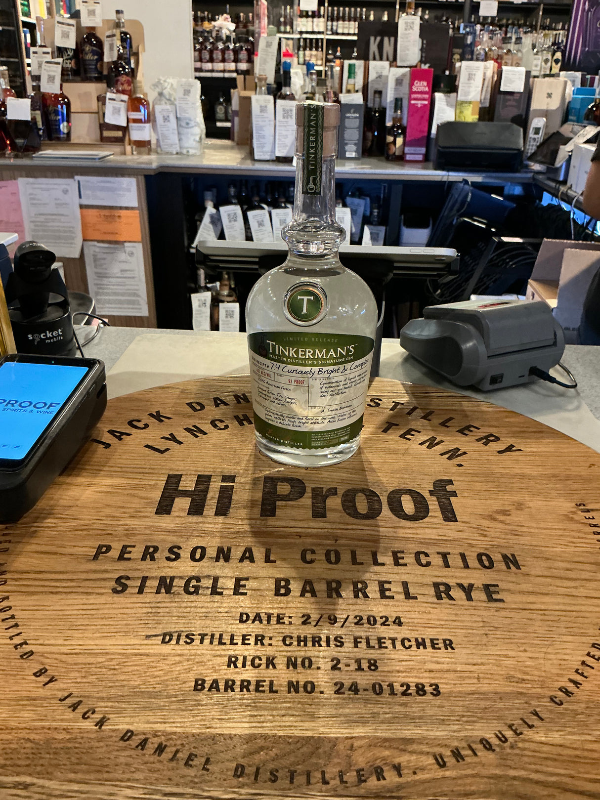 Tinkerman's Curiously Bright And Complex Gin 750ml