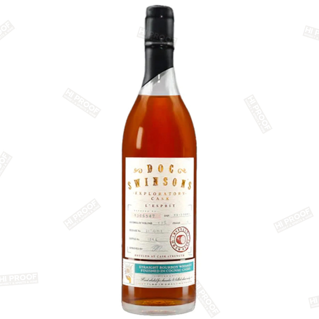 Swinson’s Lespirit Bourbon Whiskey Cognac Cask Finish 750ml