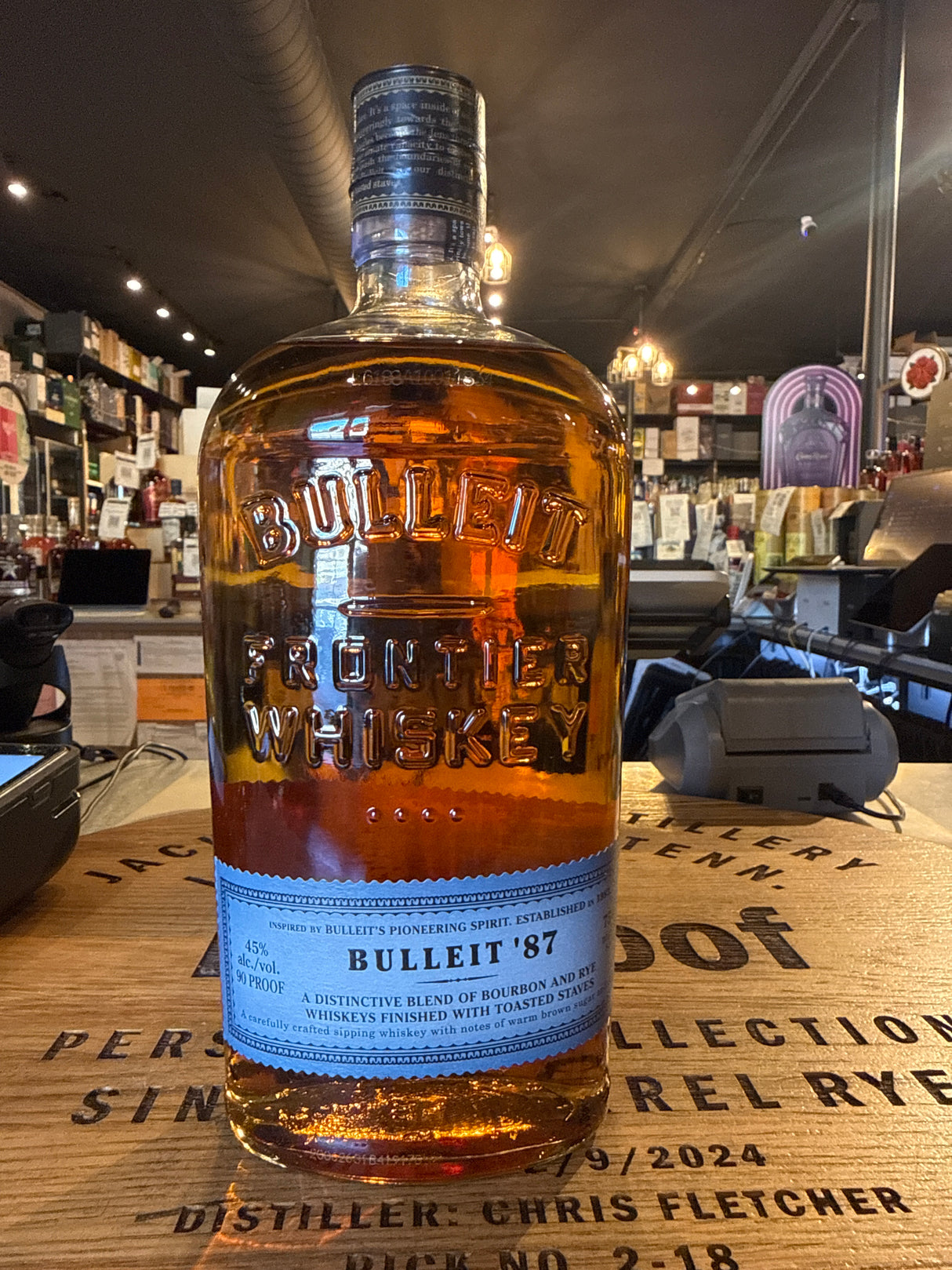 Bulleit '87 Toasted Staves Finish Bourbon & Rye Whiskey 750ml