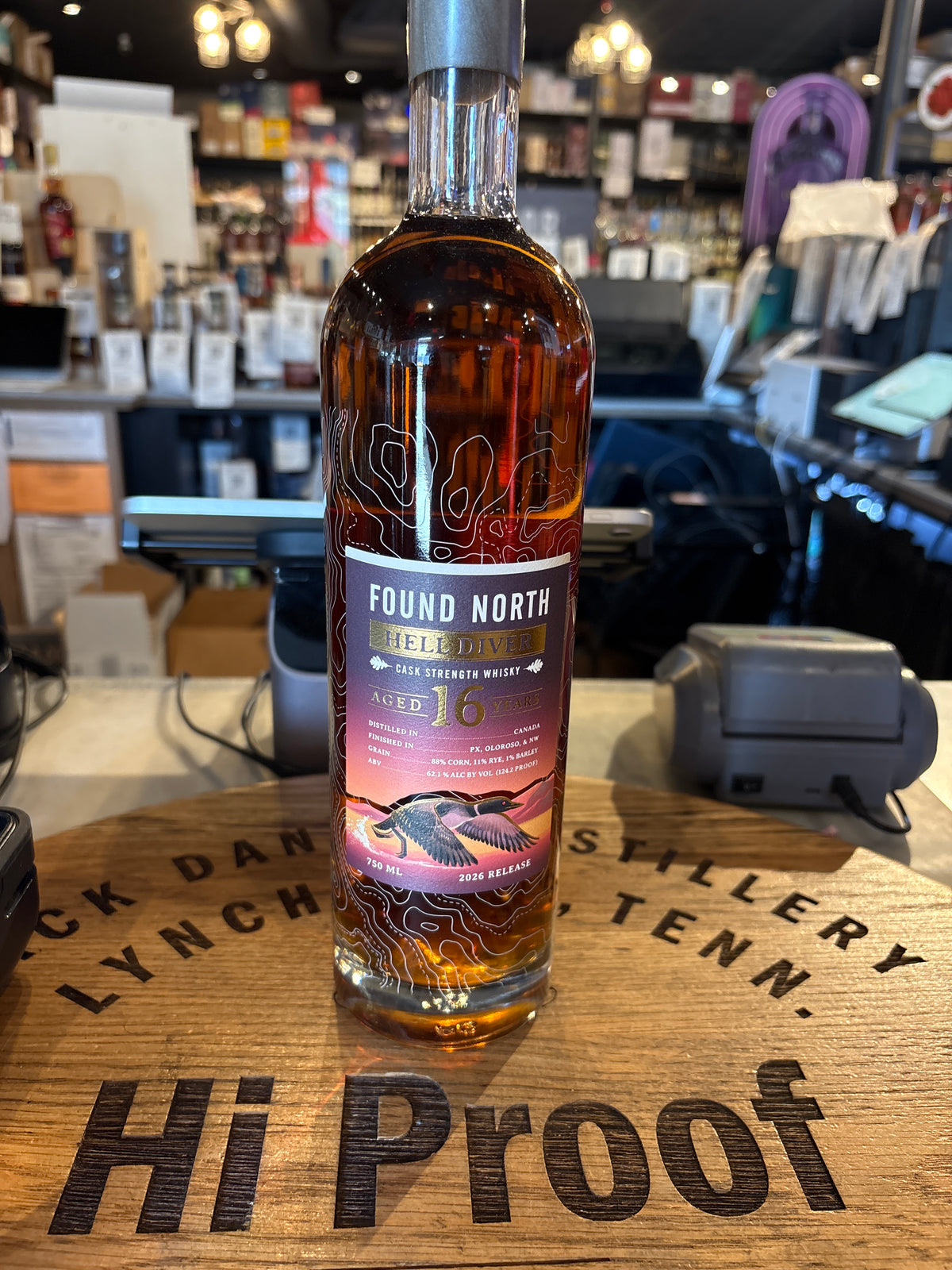 Found North Hell Diver 2026 Canadian Whisky 124.2 Proof 750ml