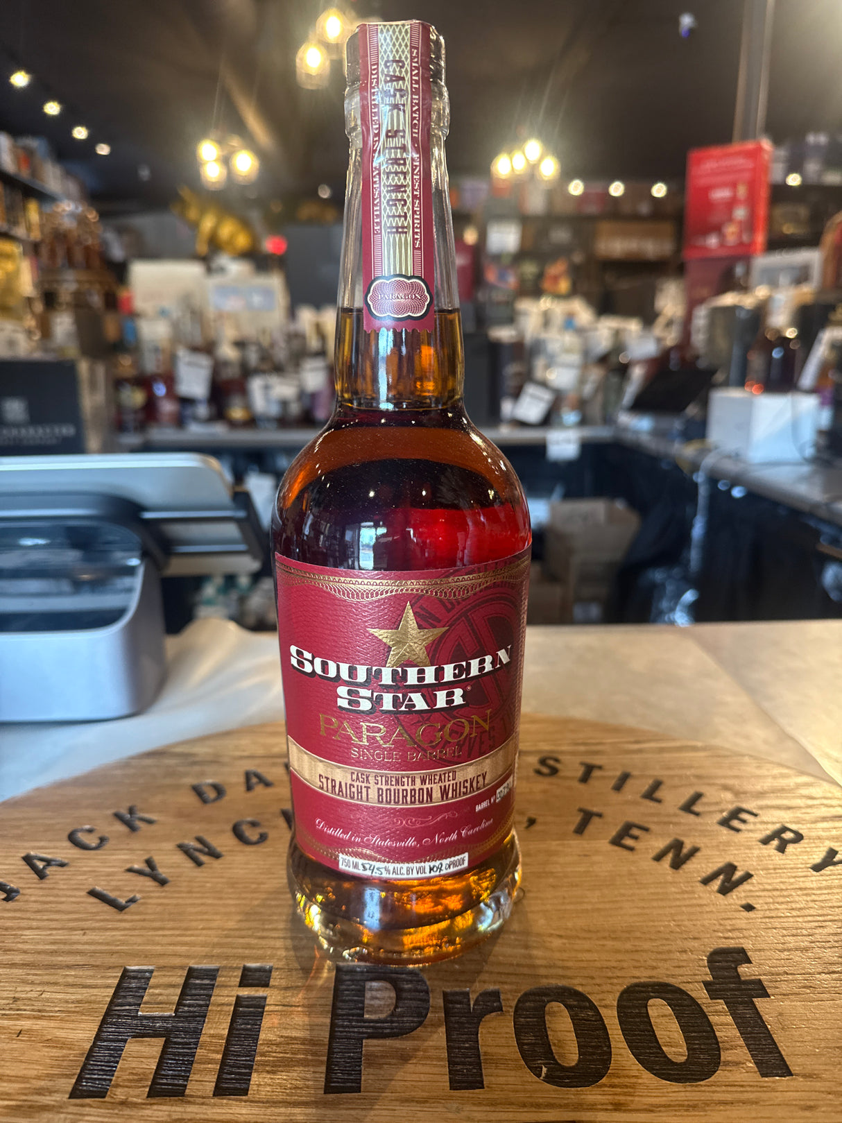 Southern Star Paragon Single Barrel Cask Strength Wheated Straight Bourbon Whiskey 750ml