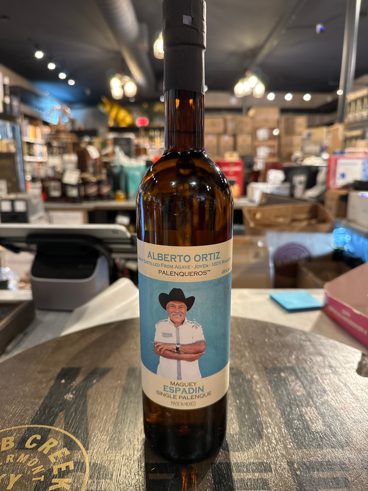 Palenqueros Alberto Ortiz Espadin Mezcal 750ml