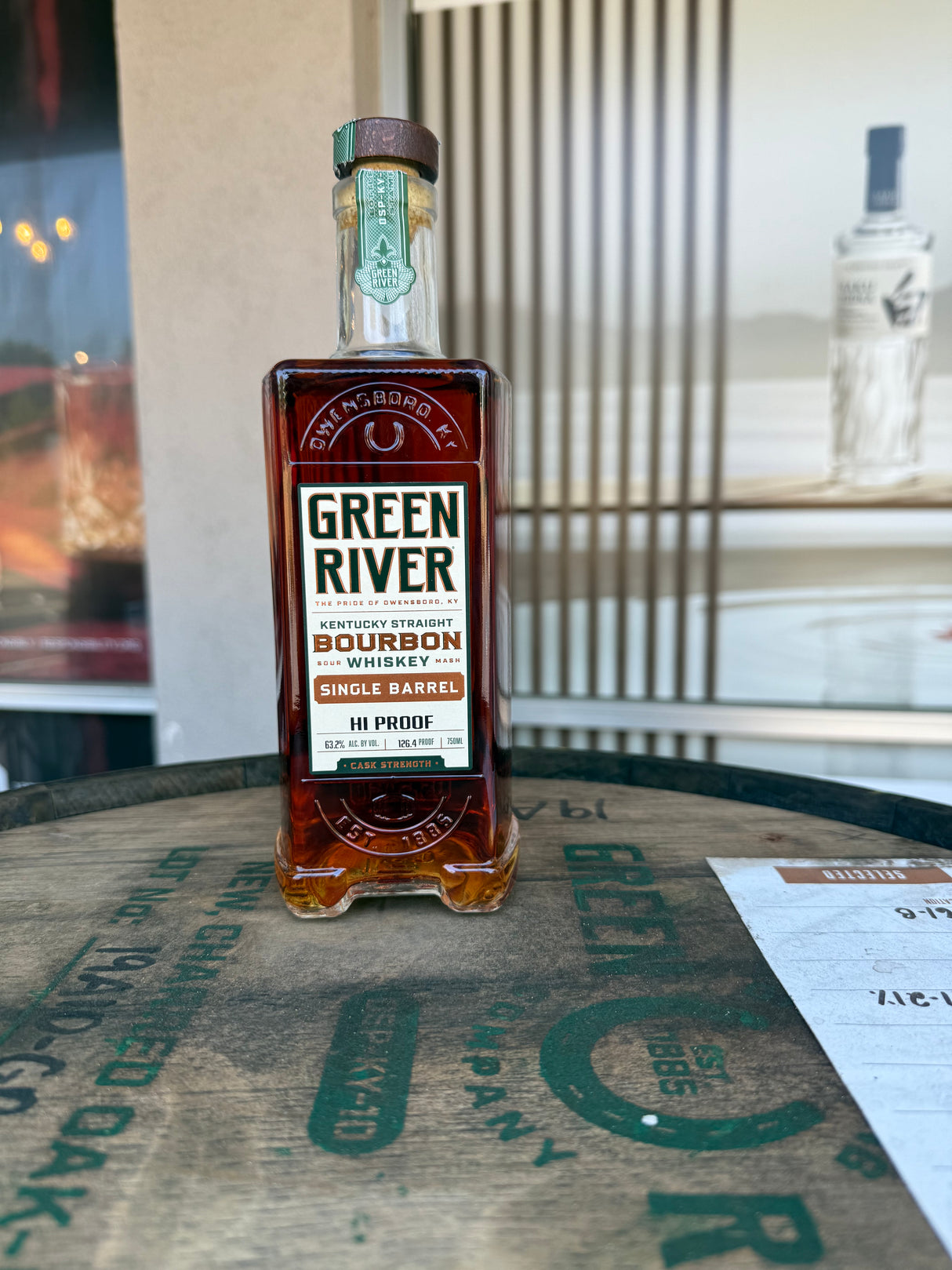 GREEN RIVER Cask Strength Single Barrel 750ml HI PROOF PICK (Over 6 Years Old) 126.4 proof