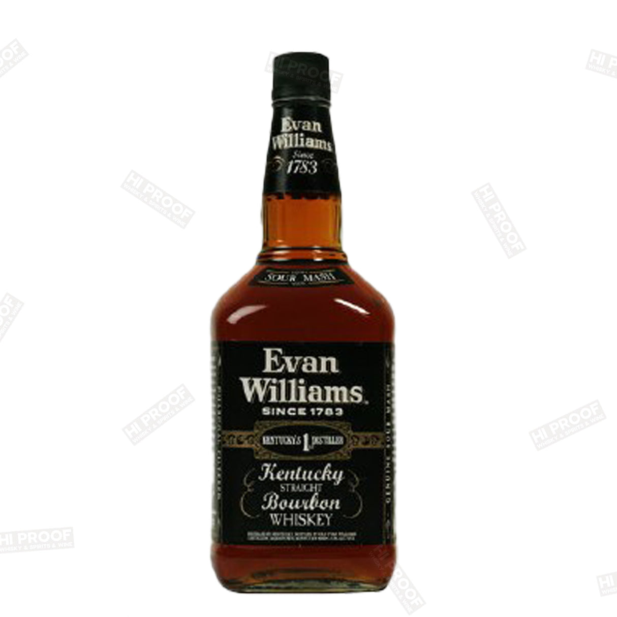 Evan Williams Black Label Kentucky Straight Bourbon Whiskey 750ml - 86 Proof Premium Aged Bourbon