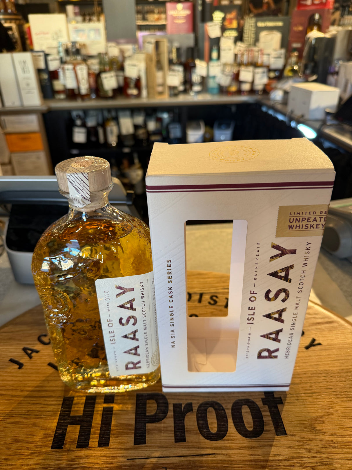 Isle of Raasay Unpeated ex-Rye Single Cask 61.4% Alc 700ml