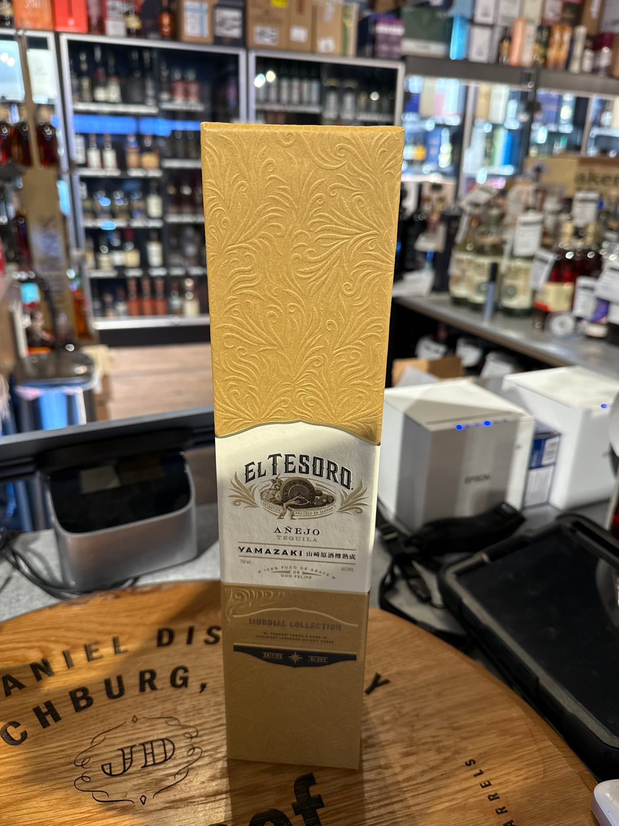 El Tesoro Tequila Anejo Mundial Collection Yamazaki Japanese Whisky 750 ml