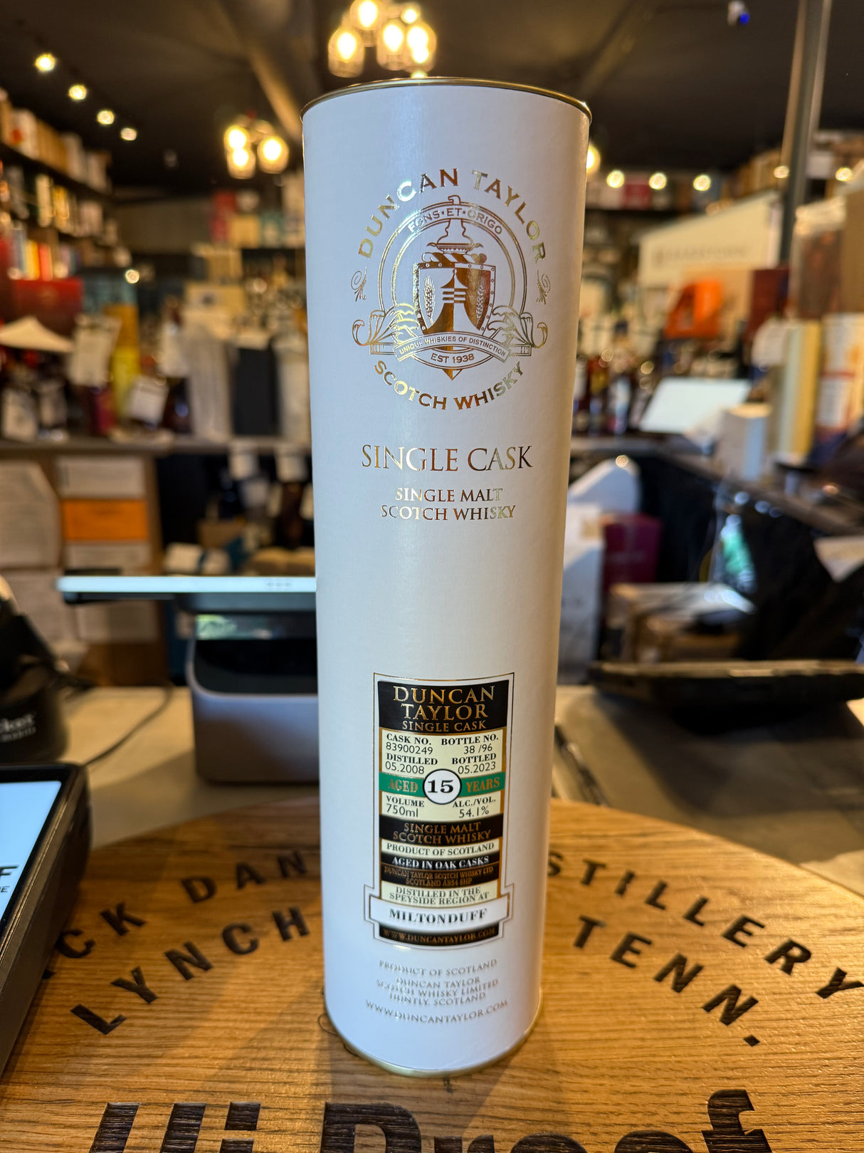 Duncan Taylor Miltonduff 2008 15years cask#83900249 54.1%Alc Single Malt Scotch Whisky 750mL
