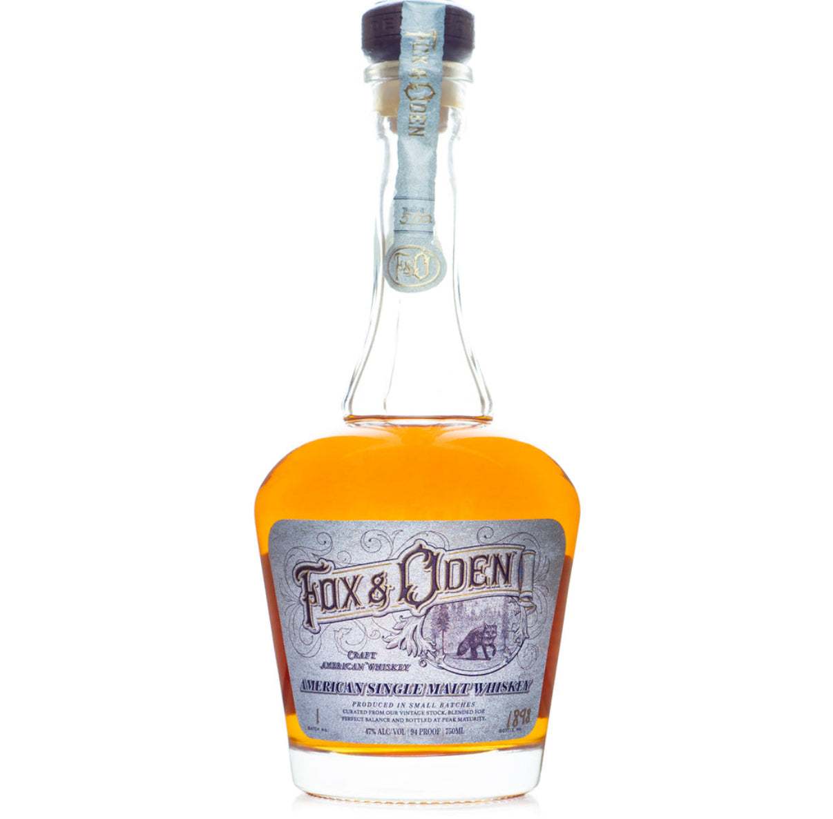 Fox & Oden American Single Malt Whiskey 750 ML
