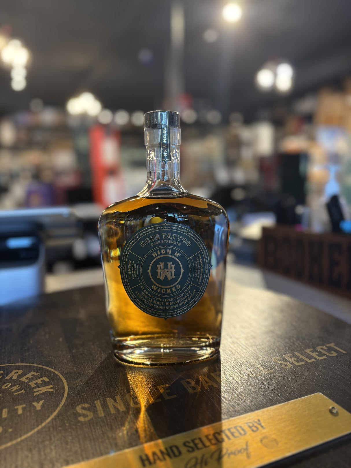 HIGH N' WICKED CASK STRENGTH ROSE TATTOO 750ml