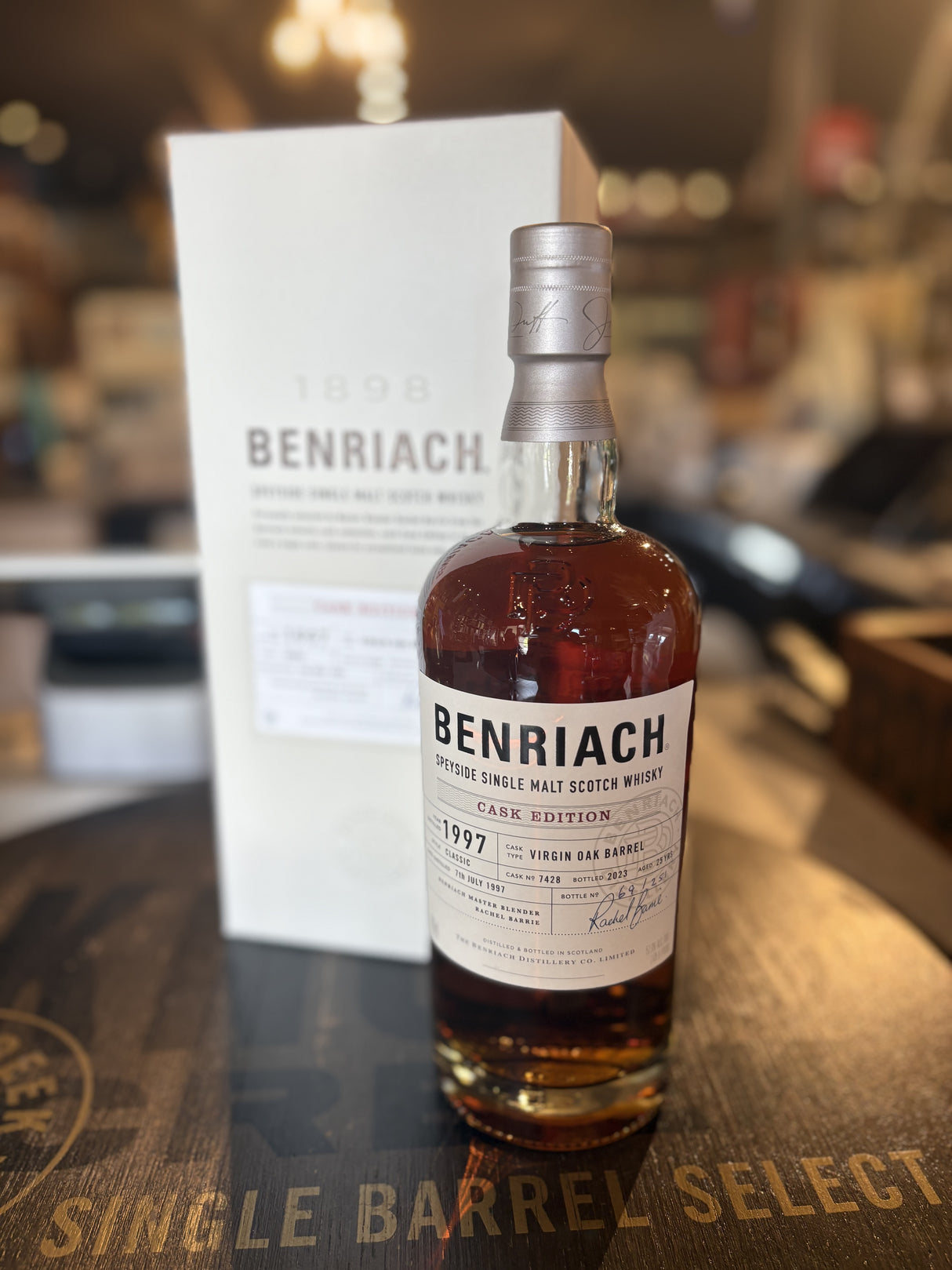 Benriach 25 Year Old, 1997 Cask Edition Cask #7428 700ml