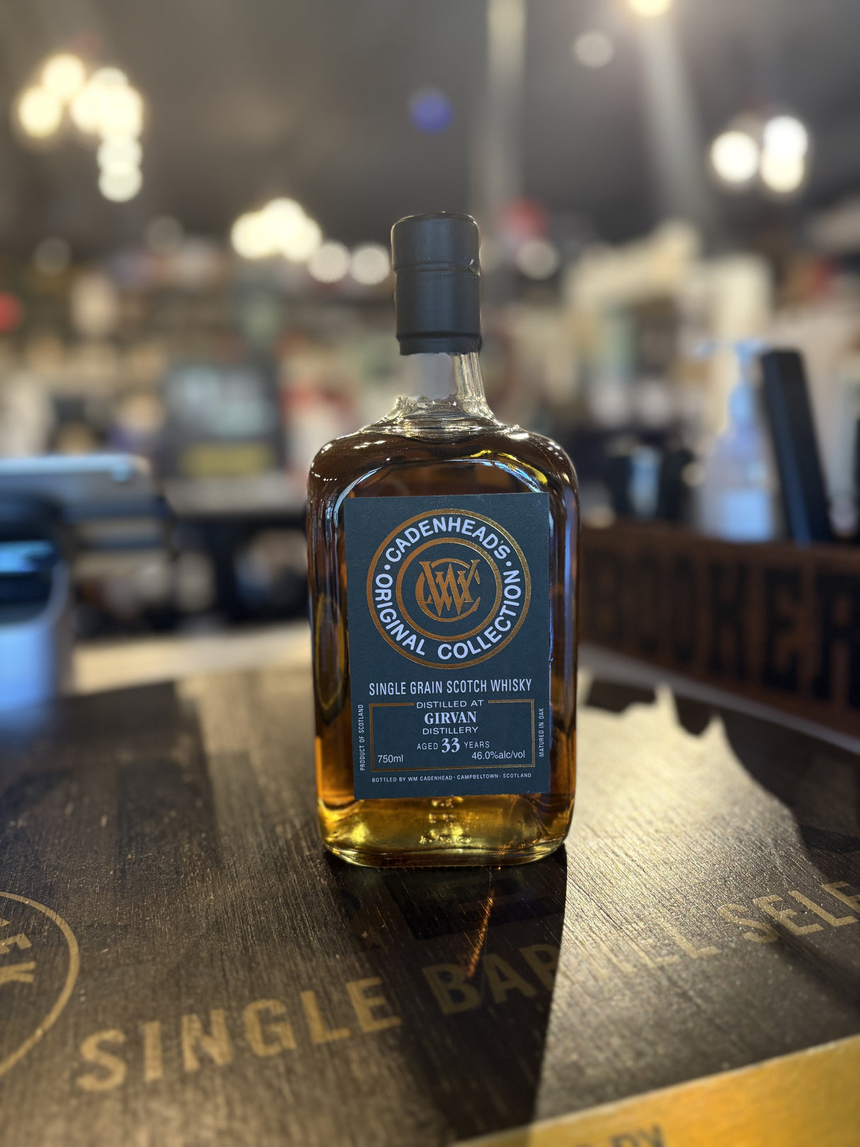 1991 WM Cadenhead Girvan 33 Year Barrel Select Single Malt Scotch 750ML