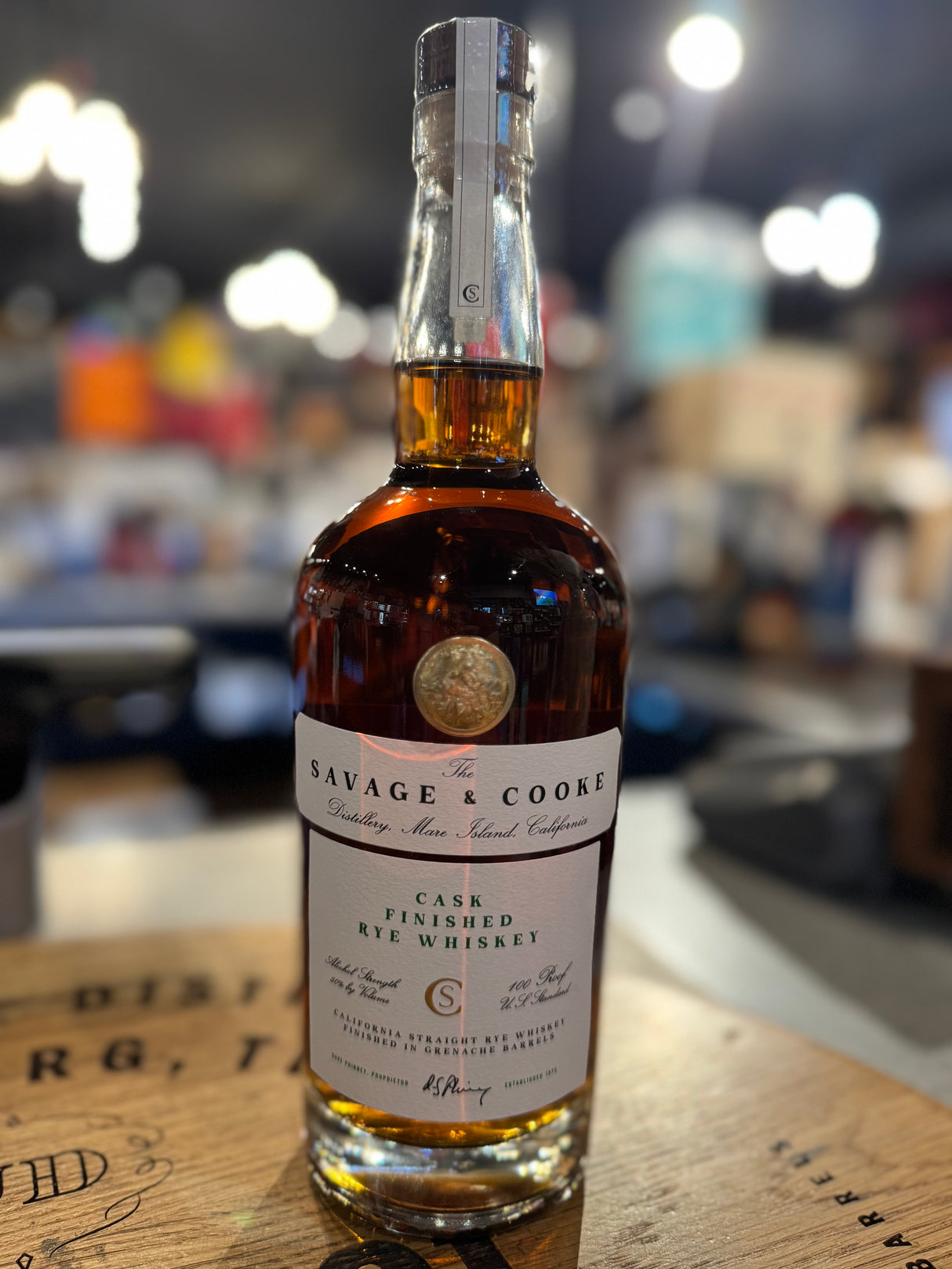 Savage & Cooke Lip Service Rye Whiskey 750ml