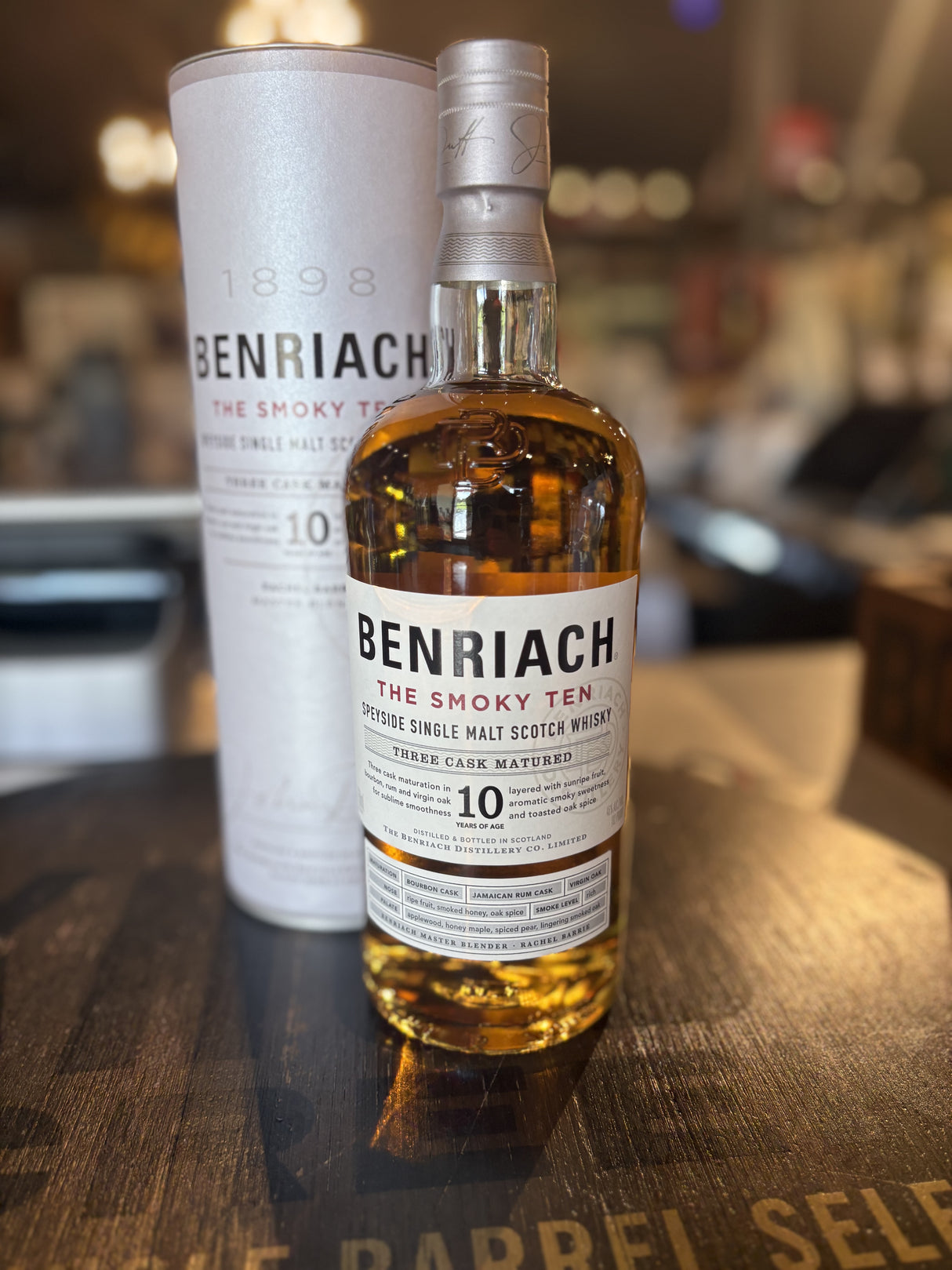 Benriach The Smoky Ten 10year Single Malt Scotch Whisky 750ml