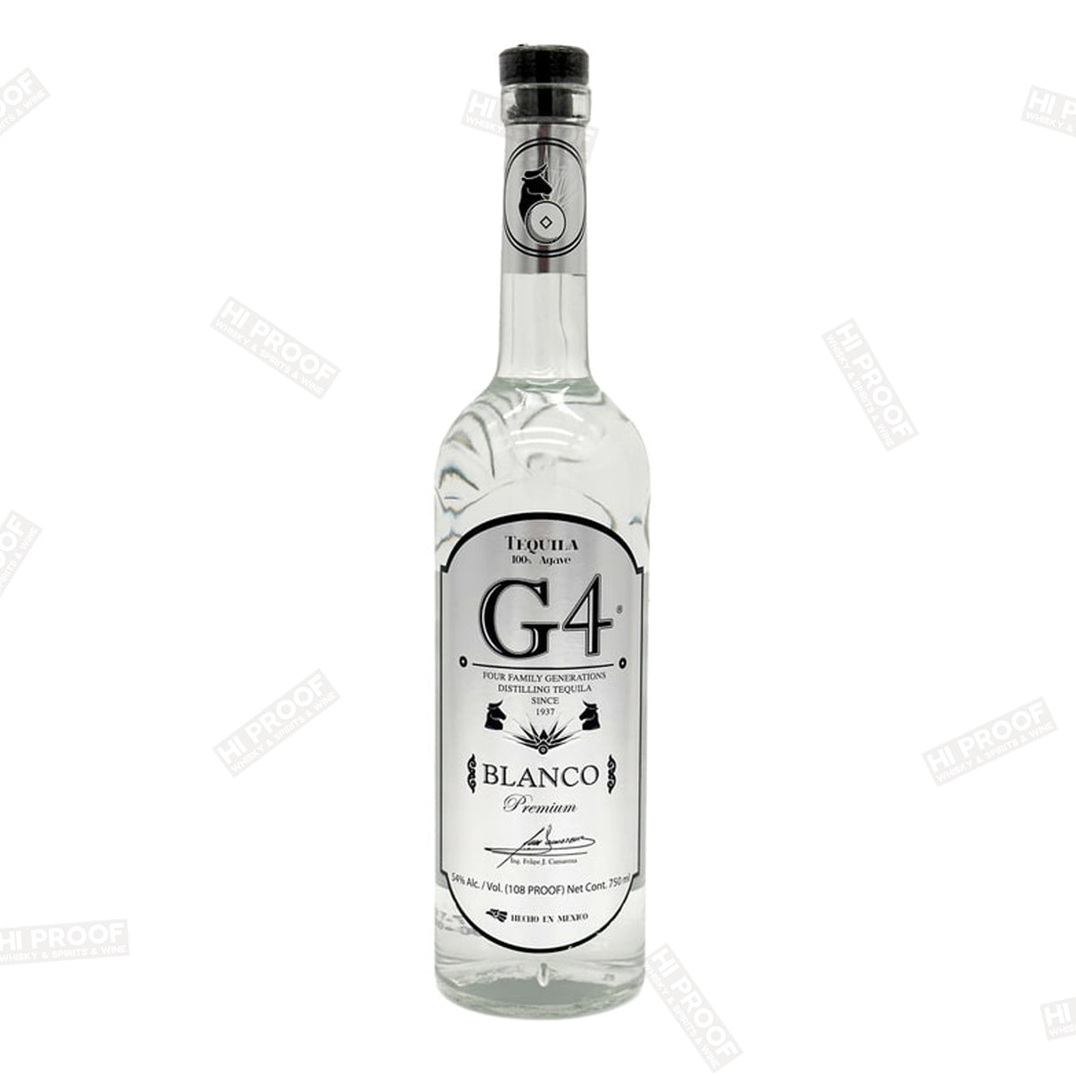G4 Tequila Blanco High Proof 108 750ml
