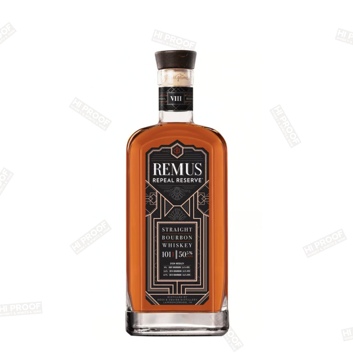 George Remus Repeal Reserve Series VIII Straight Bourbon Whiskey, REMUS, INDIANA, USA, 750ml