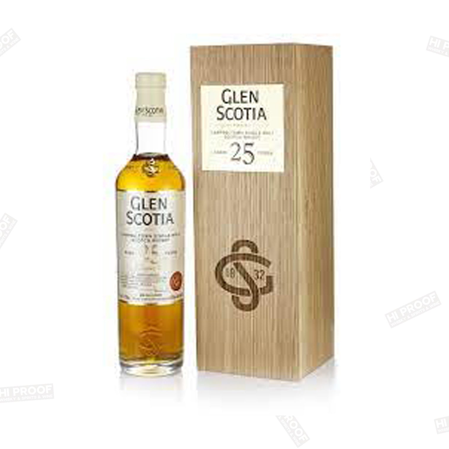 Glen Scotia 25 Year Old Single Malt Scotch Whisky 700ml – Hi Proof