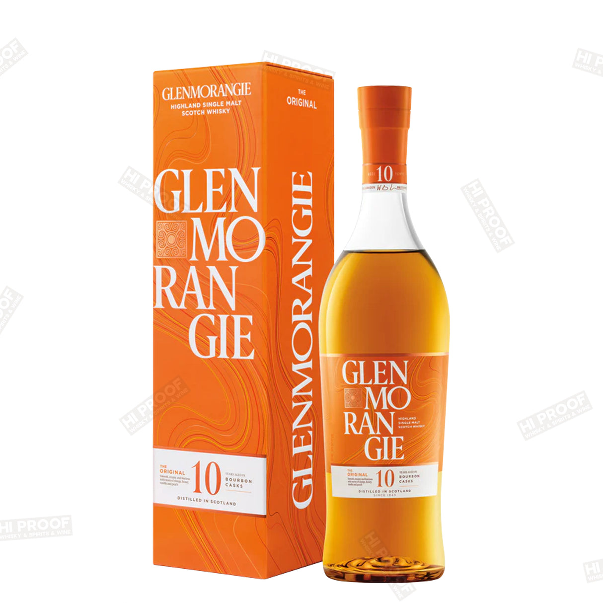 Glenmorangie 10 Year Old The Original Highland Single Malt Scotch Whisky - 70cl Bottle