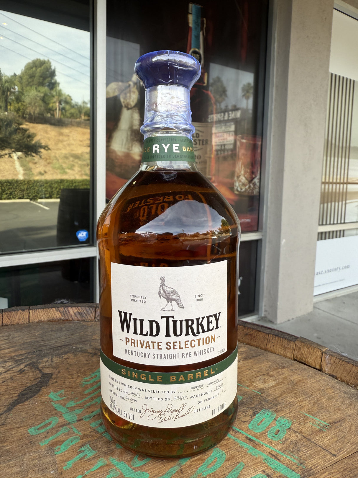 Wild Turkey Private Selection Rye 101 proof 7 year single barrel (Hi proof Store Pick)