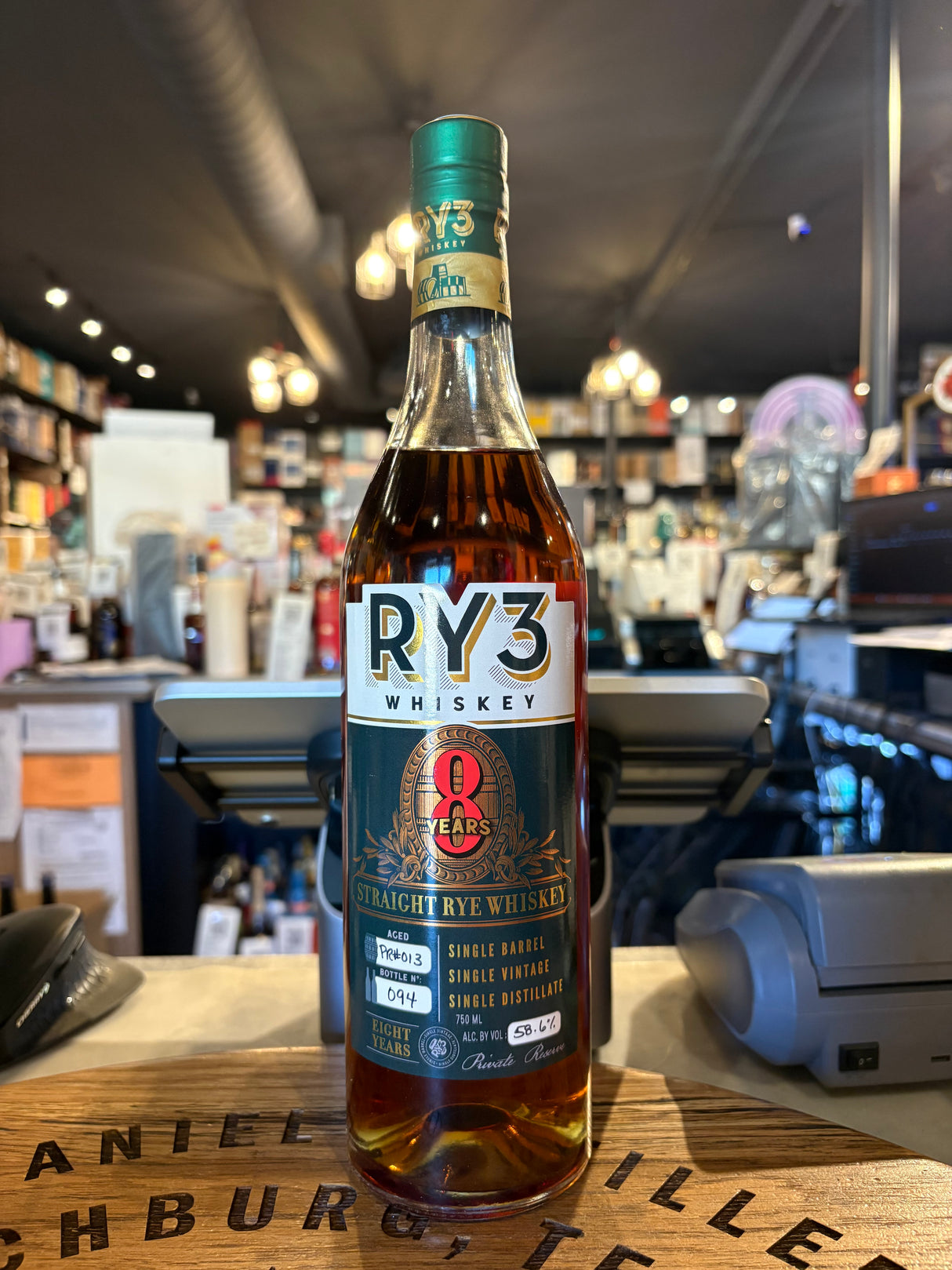 RY3 Straight Rye 8 Years