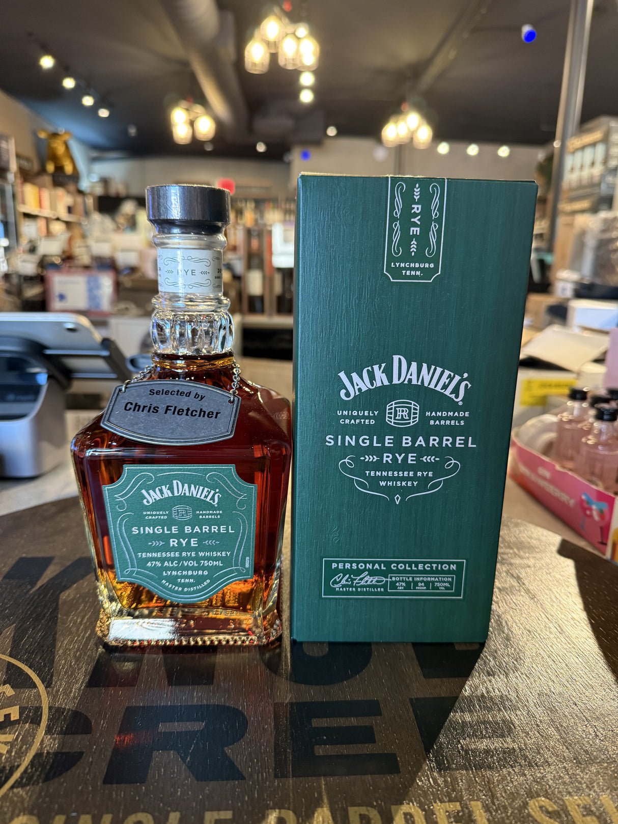 Jack Daniel's Single Barrel RYE Selected by jack daniel master distiller Chris Fletcher 750ml