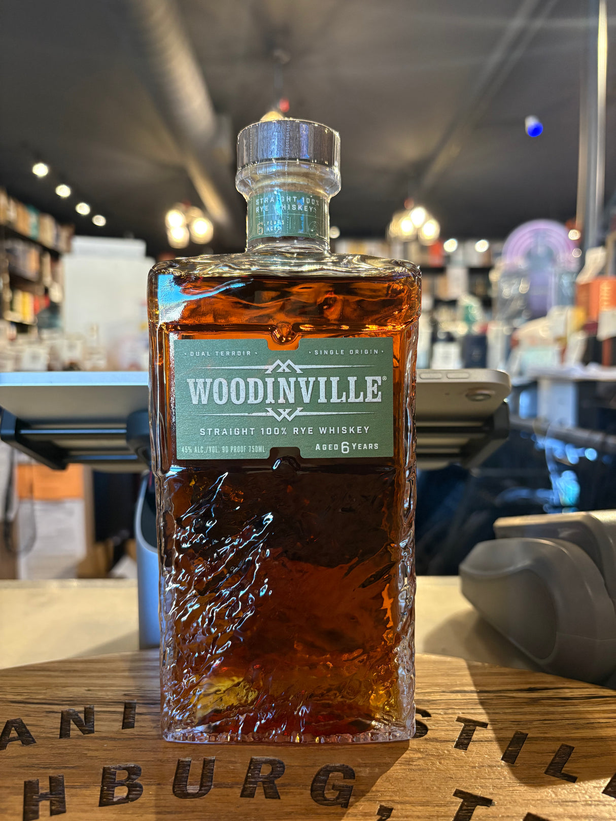 Woodinville Straight 100% Rye Whiskey Aged 6 Years 750ml