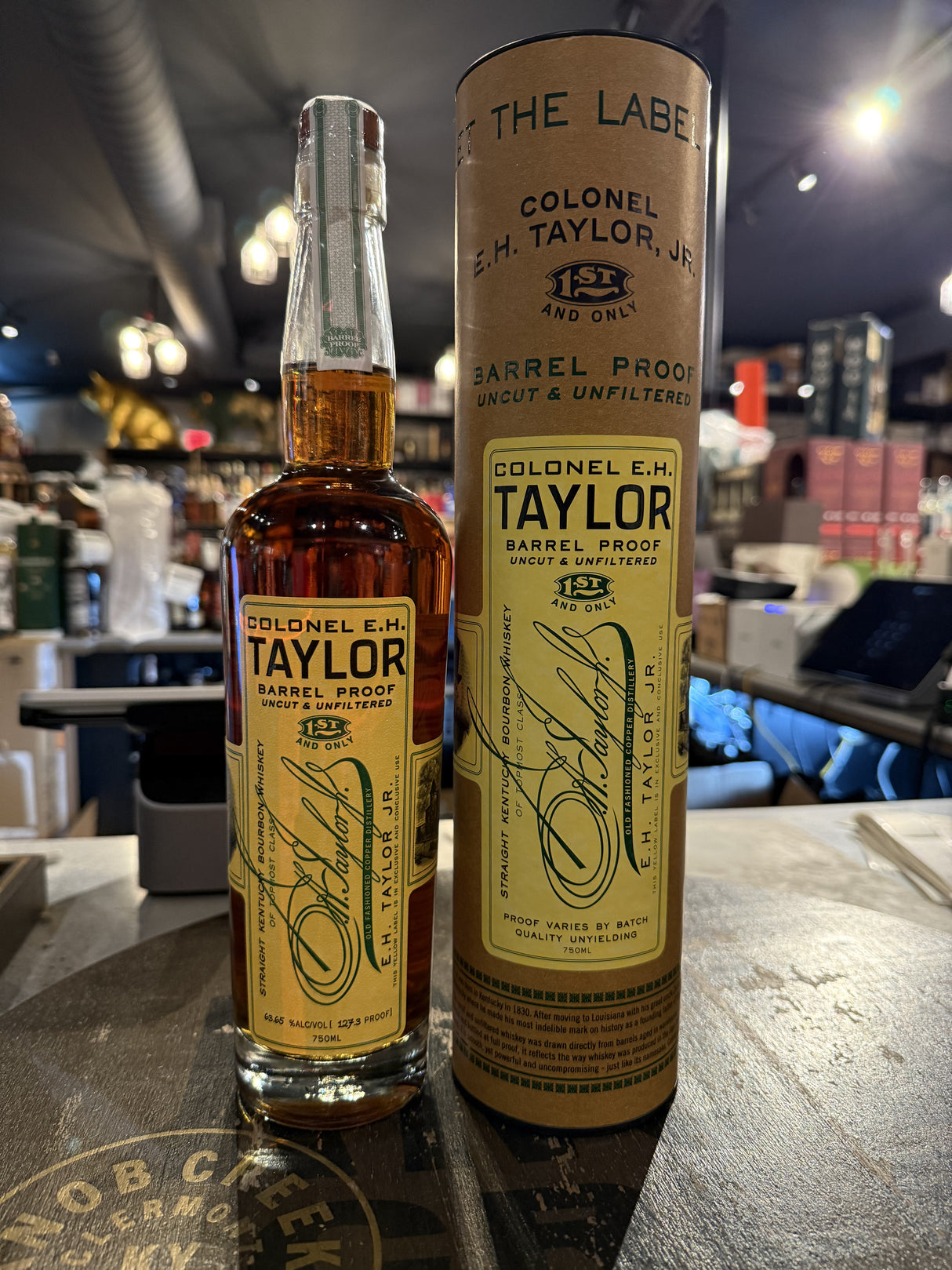 E.H Taylor Jr. Barrel Proof 127.3 proof Batch 13 (SPEND $240 SAZERAC, GET IT FOR $99.99)