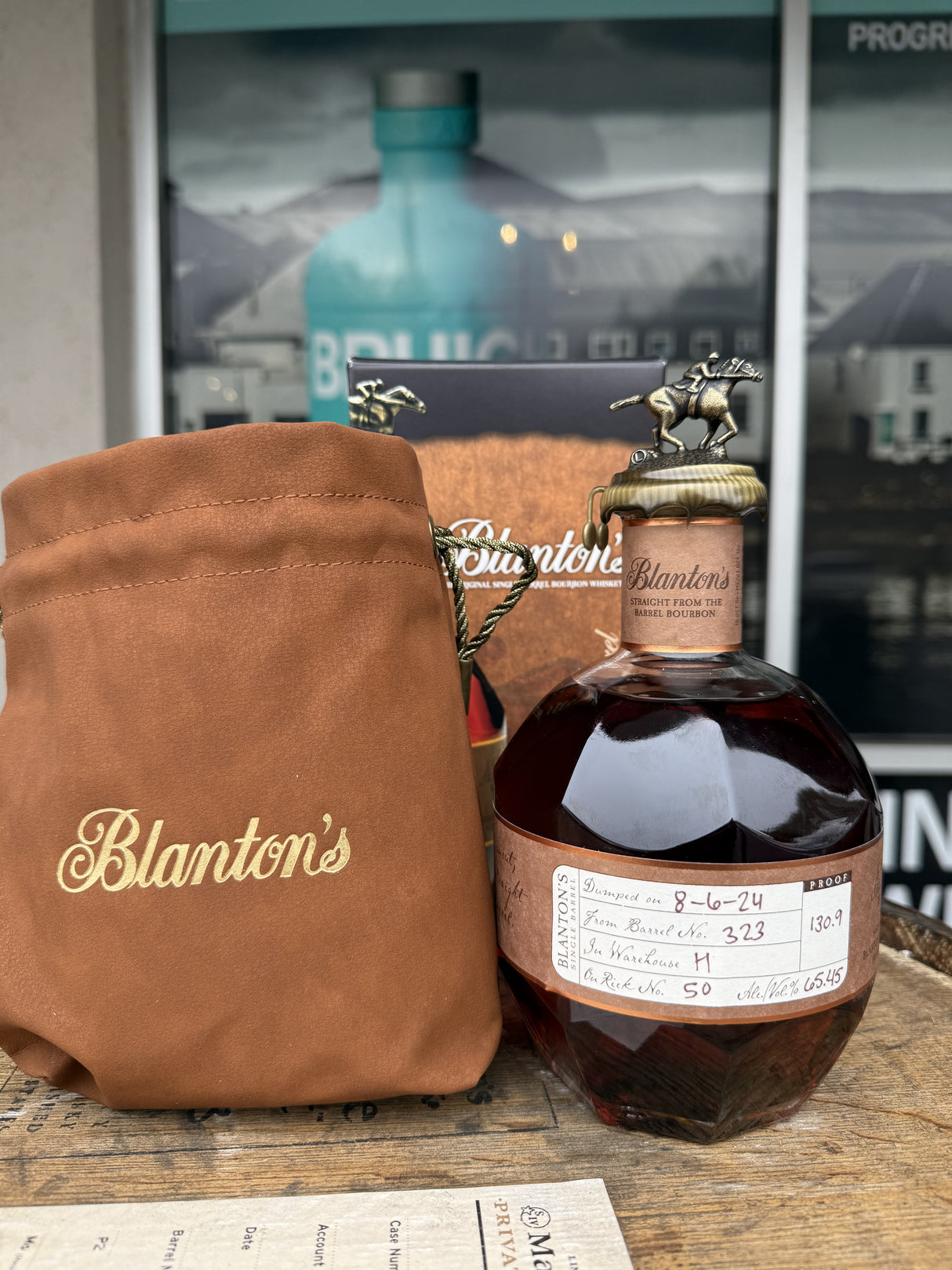 Blanton’s Straight from the Barrel 750 ml 128 Proof