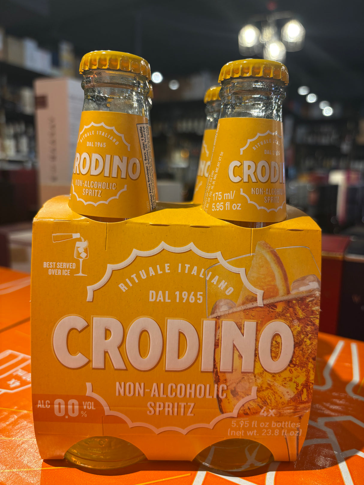 Crodino Non-Alcoholic Spritz 4pk 175ml Bottle