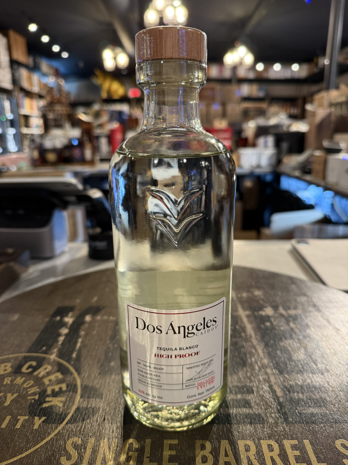 Dos Angeles Caidos High Proof Blanco 750ml
