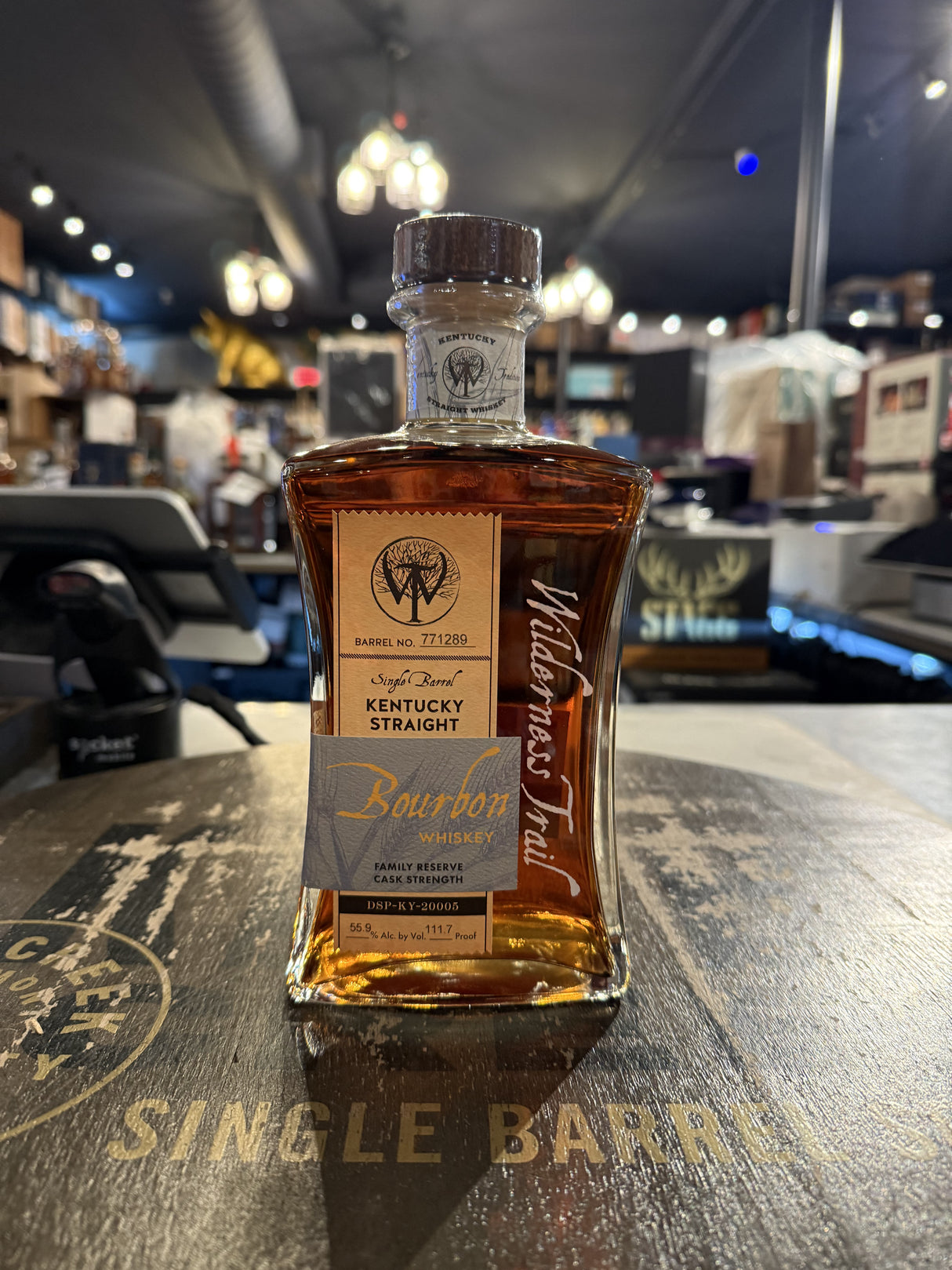 Wilderness Trail Single Barrel 111.7 Proof Kentucky Straight Bourbon Whisky 750ml