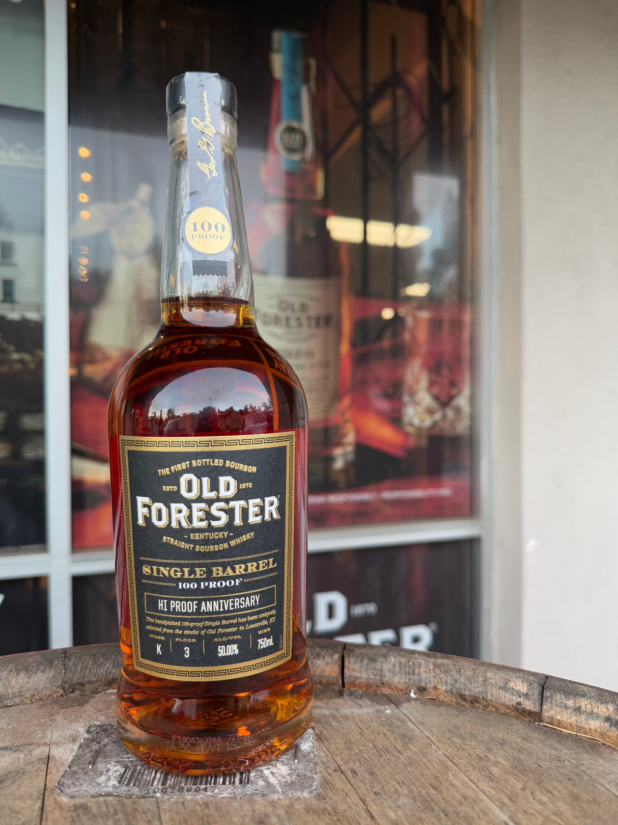 Old Forester Hi Proof Store Single Barrel Pick 100 Proof Straight Bourbon Whisky 750ml LIMIT 1