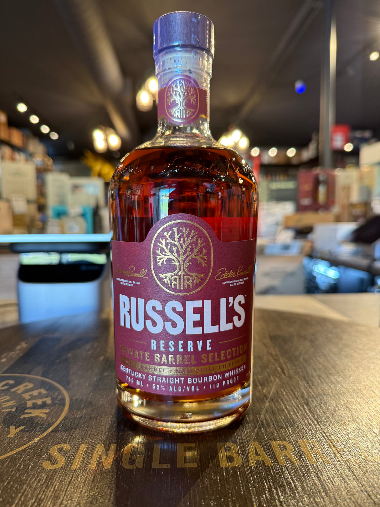 Russell’s Reserve Hi Proof store Pick Single Barrel (TY-B) 9 YEARS