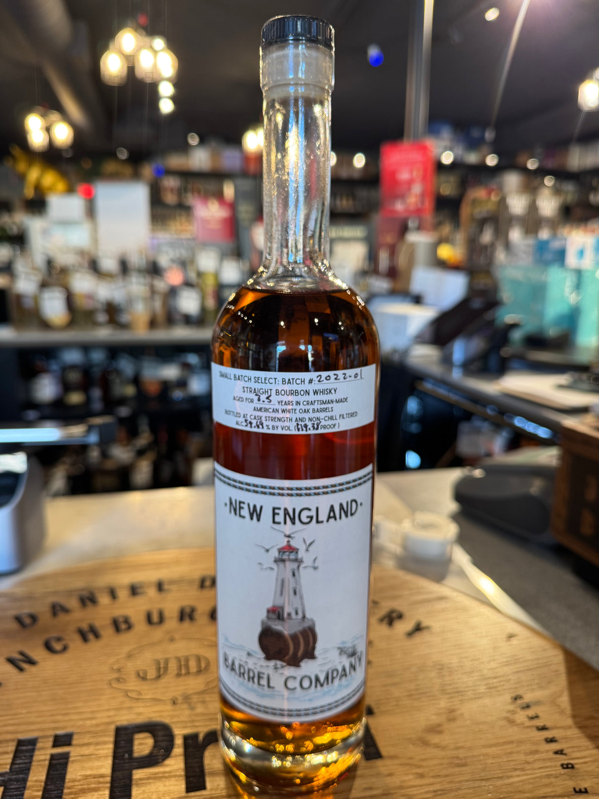New England Barrel Co Small Batch Select Bourbon- Cask Strength 119.38 750ml