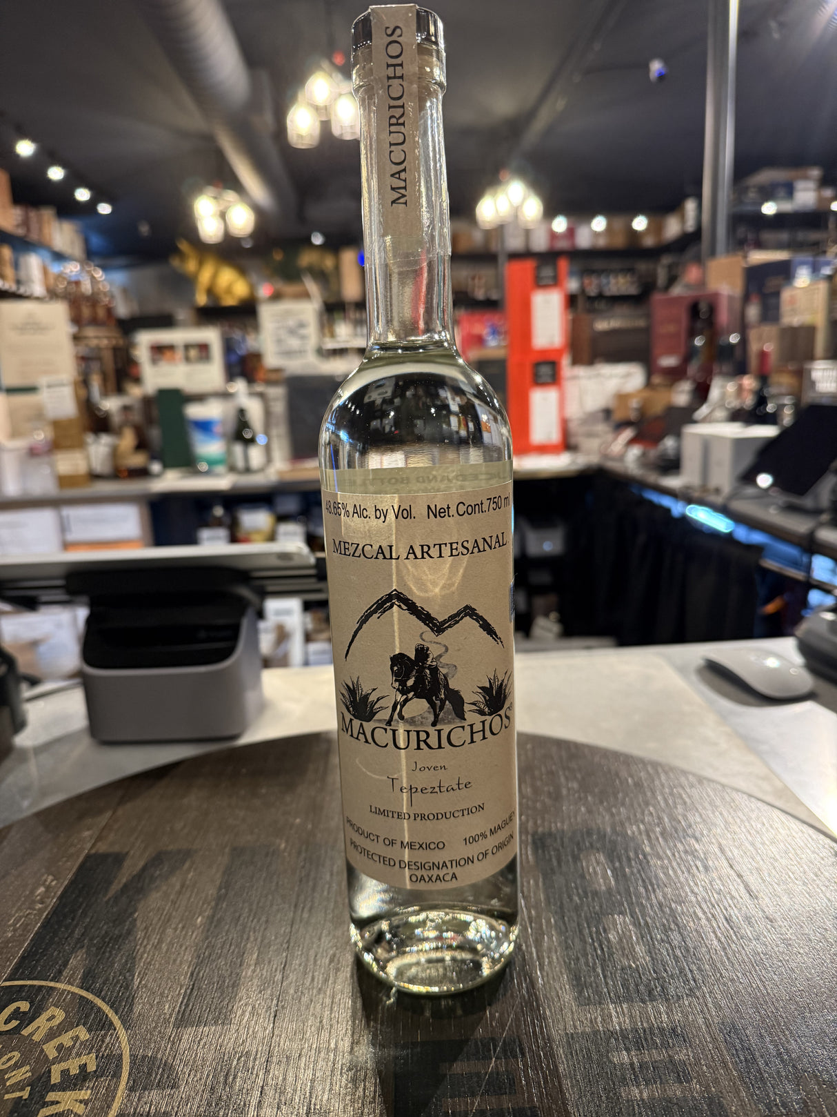 Macurichos Mezcal Joven Tepeztate 750ml