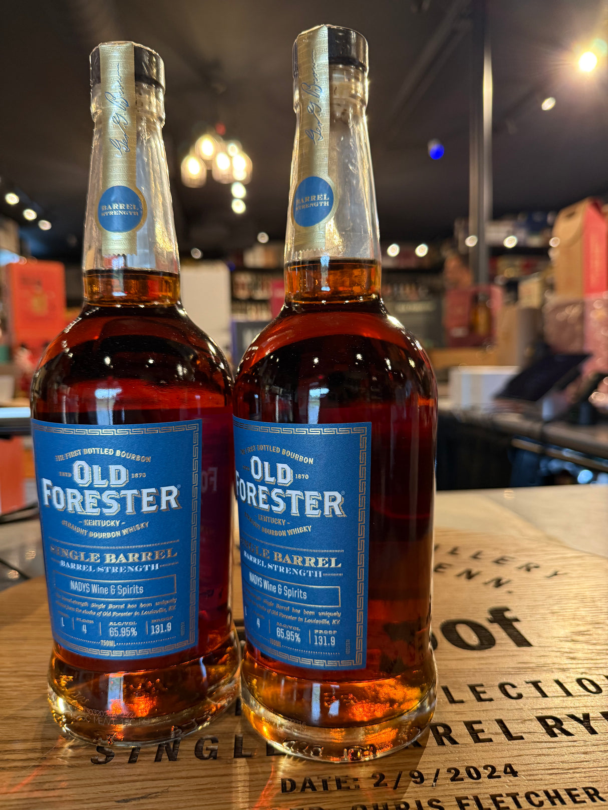 Old Forester Single Barrel Barrel Strength Straight Bourbon Whisky 750ml limit 2