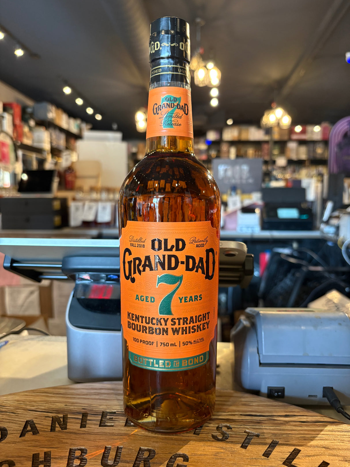 Old Grand-Dad 7 Year Kentucky Straight Bourbon Whiskey 100 Proof 750ml