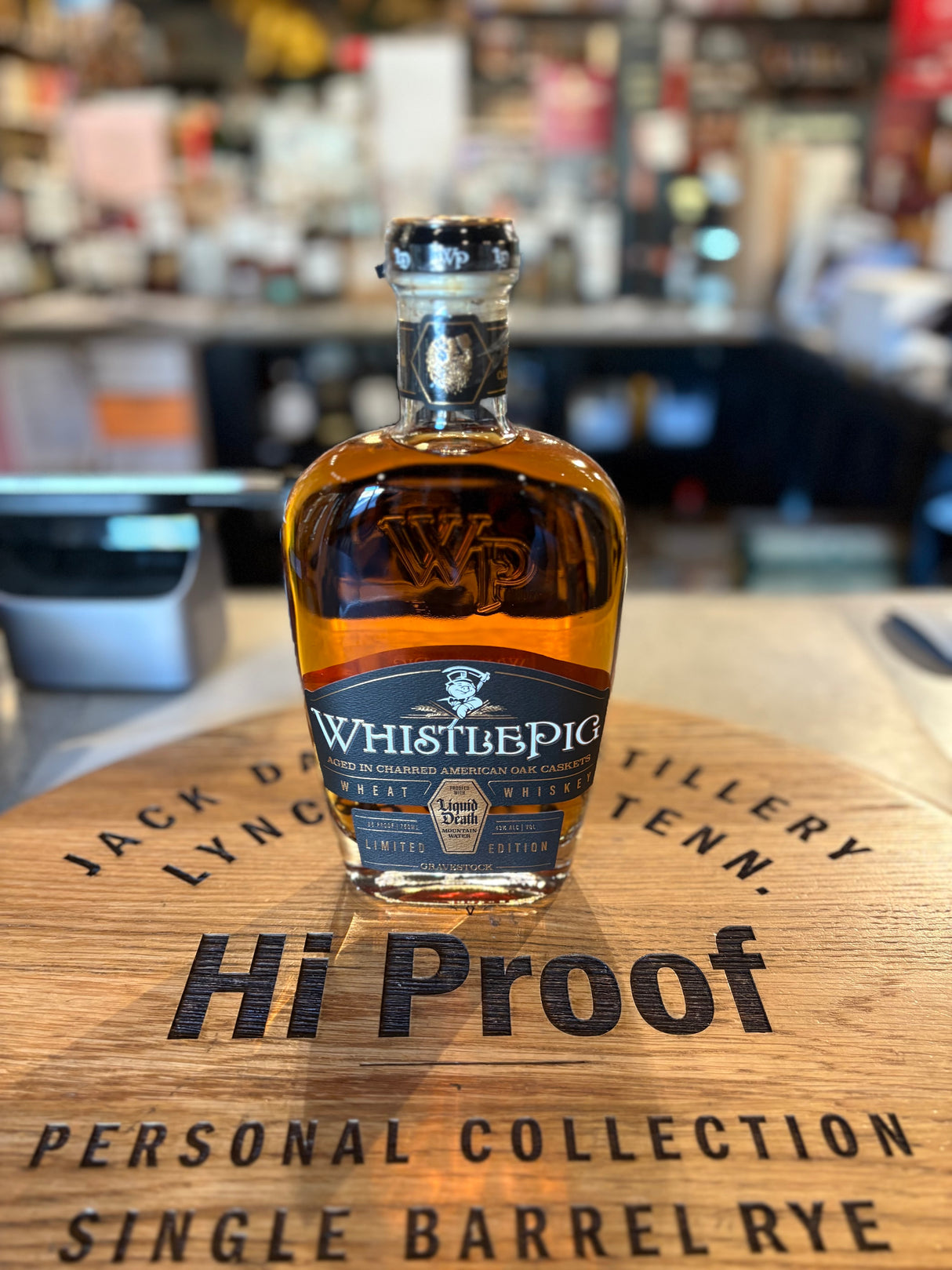 Whistlepig x Liquid Death 'GraveStock' Wheat Whiskey Limited Edition 750ml