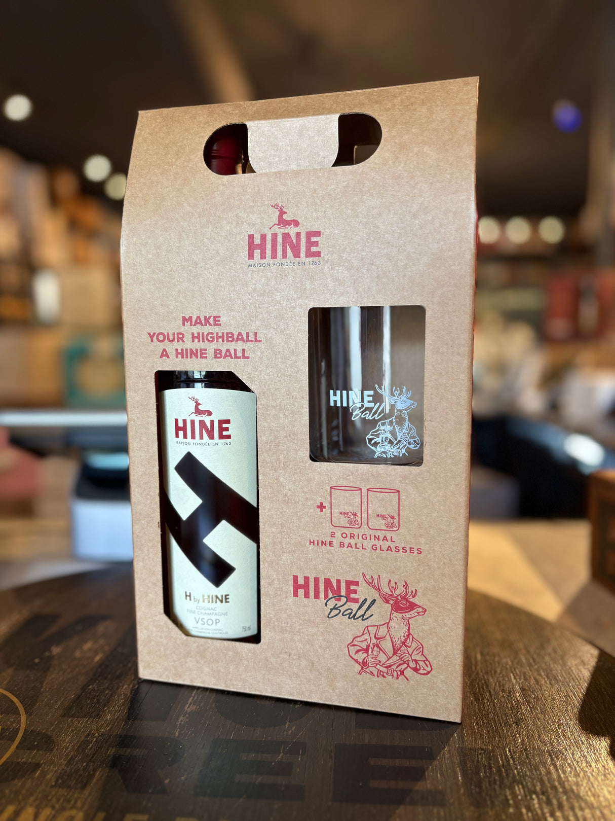 H By Hine VSOP Gift Pack With 2 Glasses