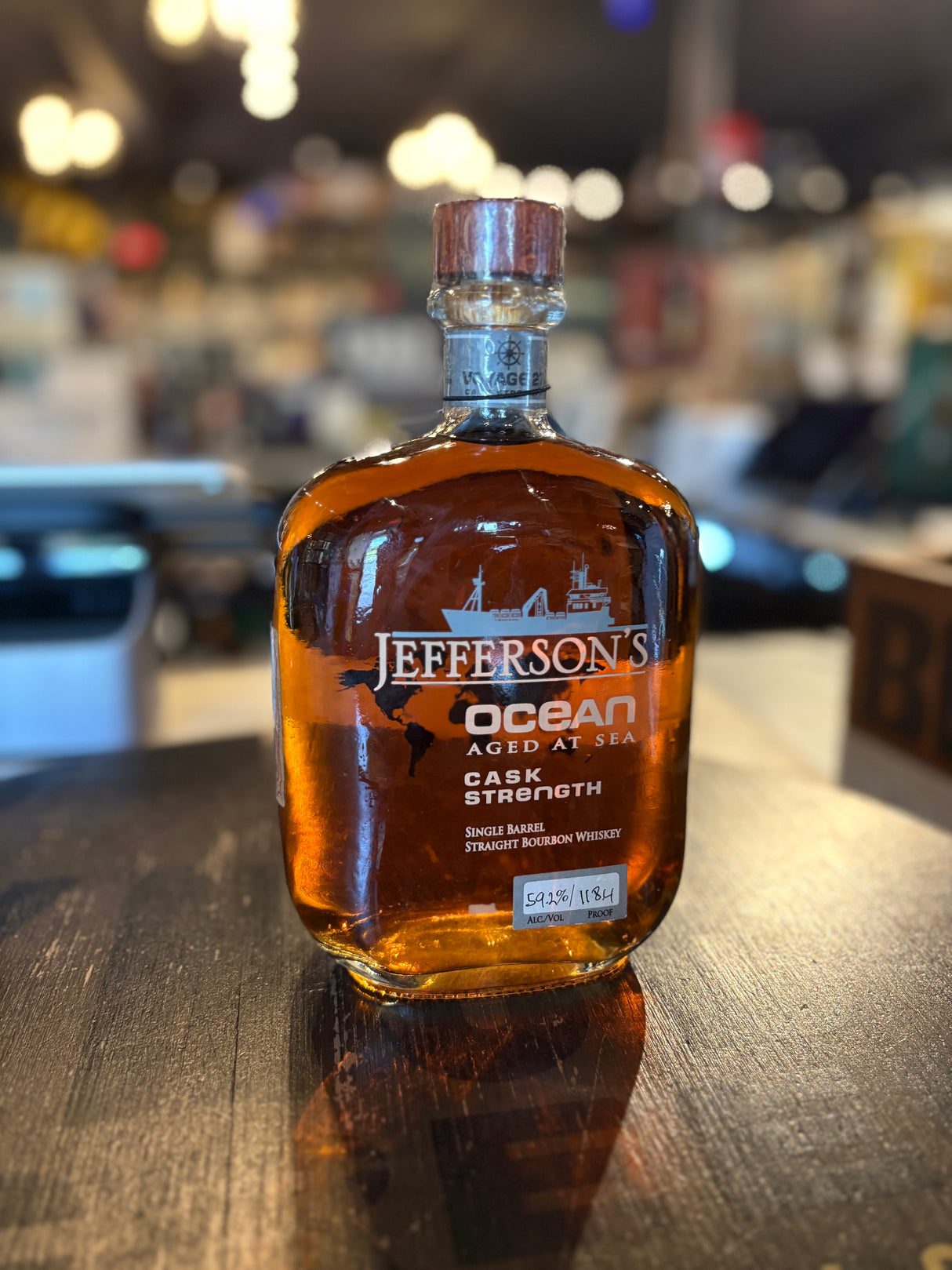 Jefferson's Ocean Cask Strength Single Barrel Bourbon 750ml