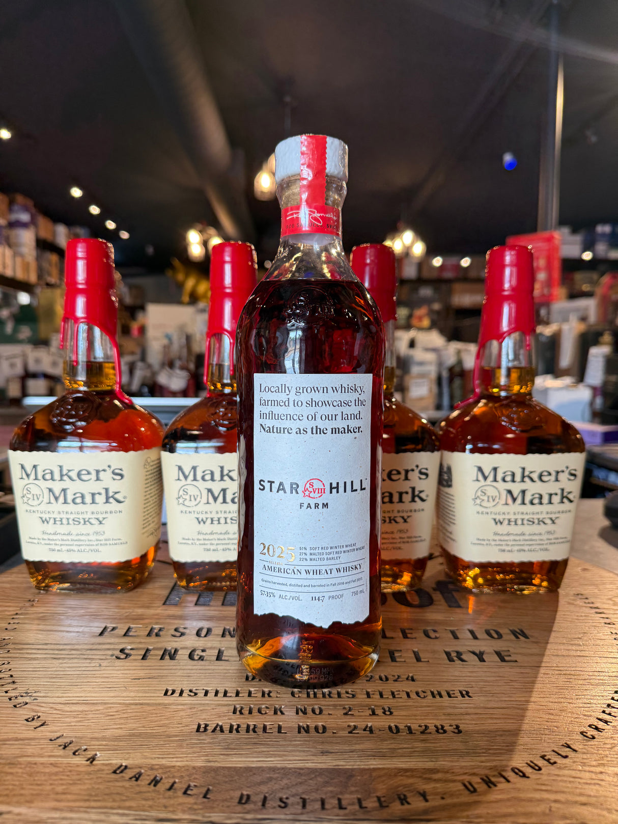 Maker's Mark Star Hill Farm Wheat Whisky 2025 114.7 Proof 750ml Bundle store pickup only