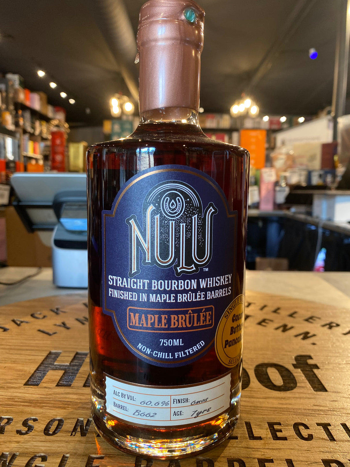 Nulu Maple Brulee Bourbon B662 121.2 Proof 750ML (NEW)