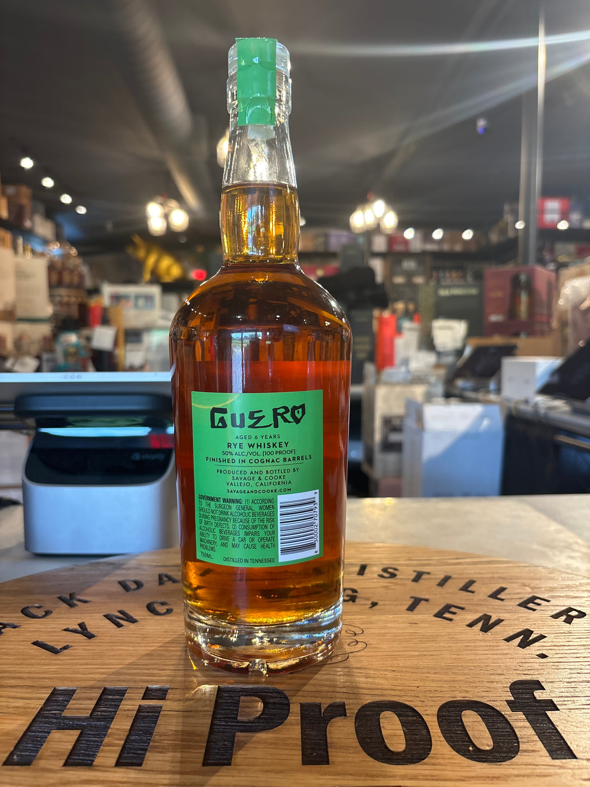 Savage & Cooke GUERO 6 YEAR OLD RYE FINISHED IN COGNAC BARRELS 750ml