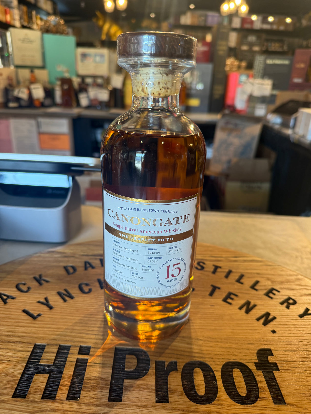 The Perfect Fifth Canongate 15 Year Old American Whiskey 700ml Source From Bardstown,KY(HH)