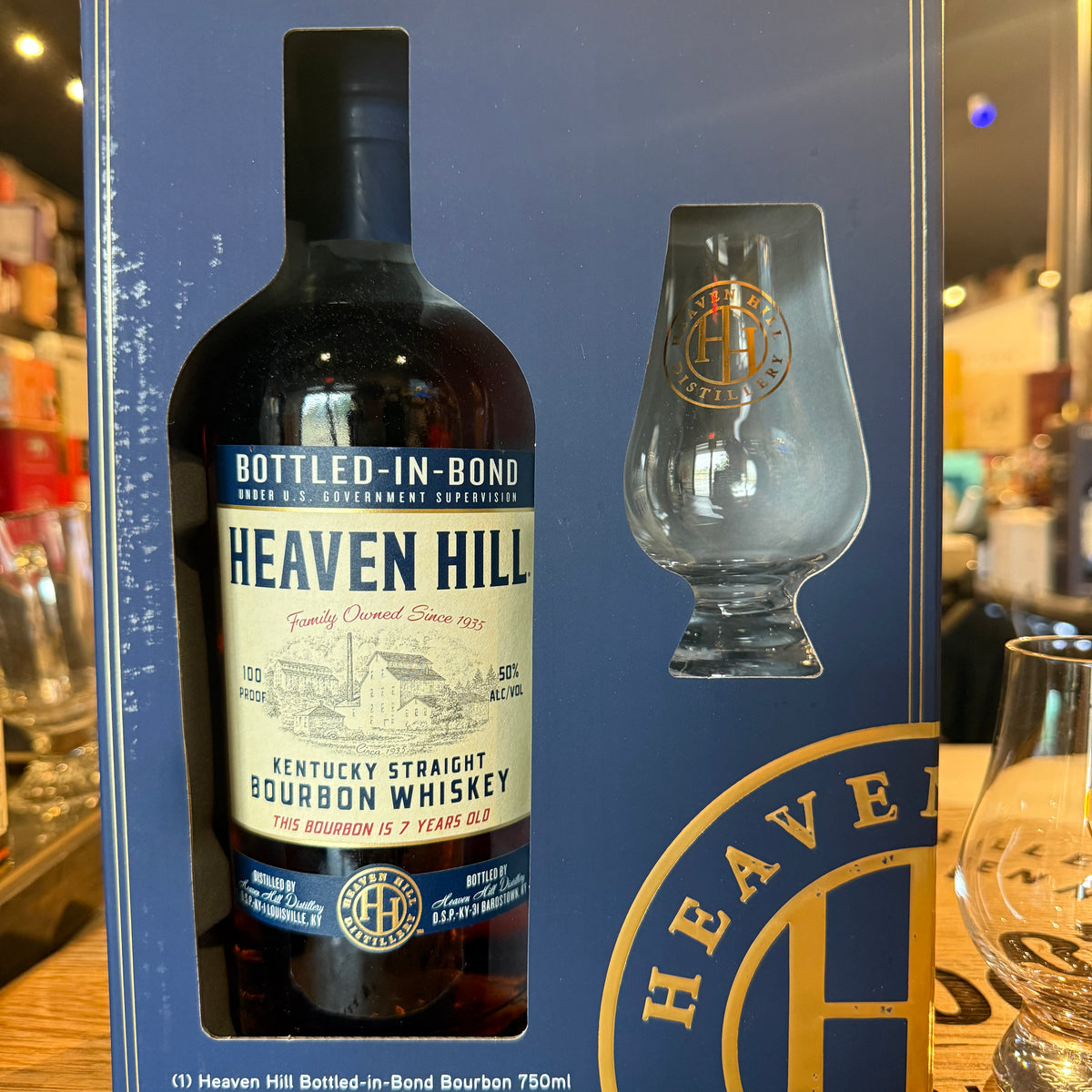 Heaven Hill Bottled in Bond Glencairn Glass Testing set 750ml