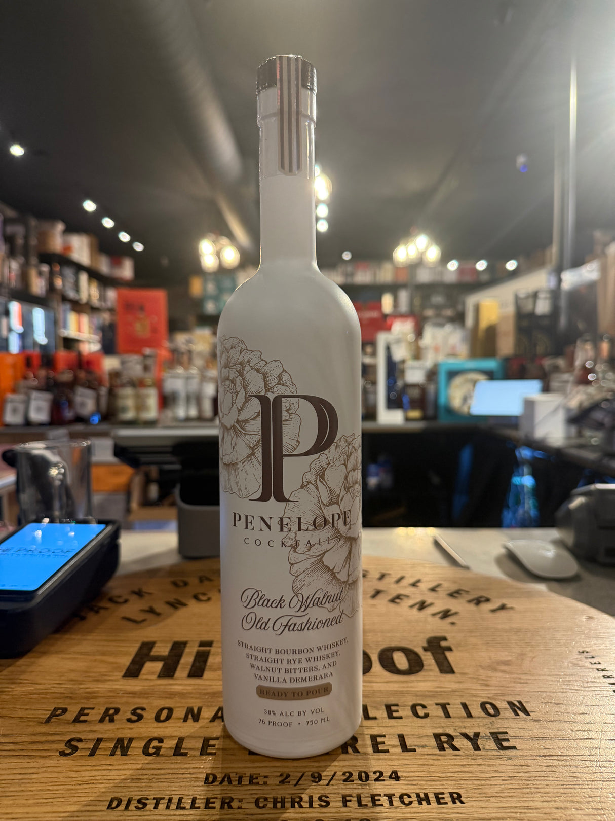 Penelope Black Walnut Old Fashioned Whisky RTD Coctails 750mL