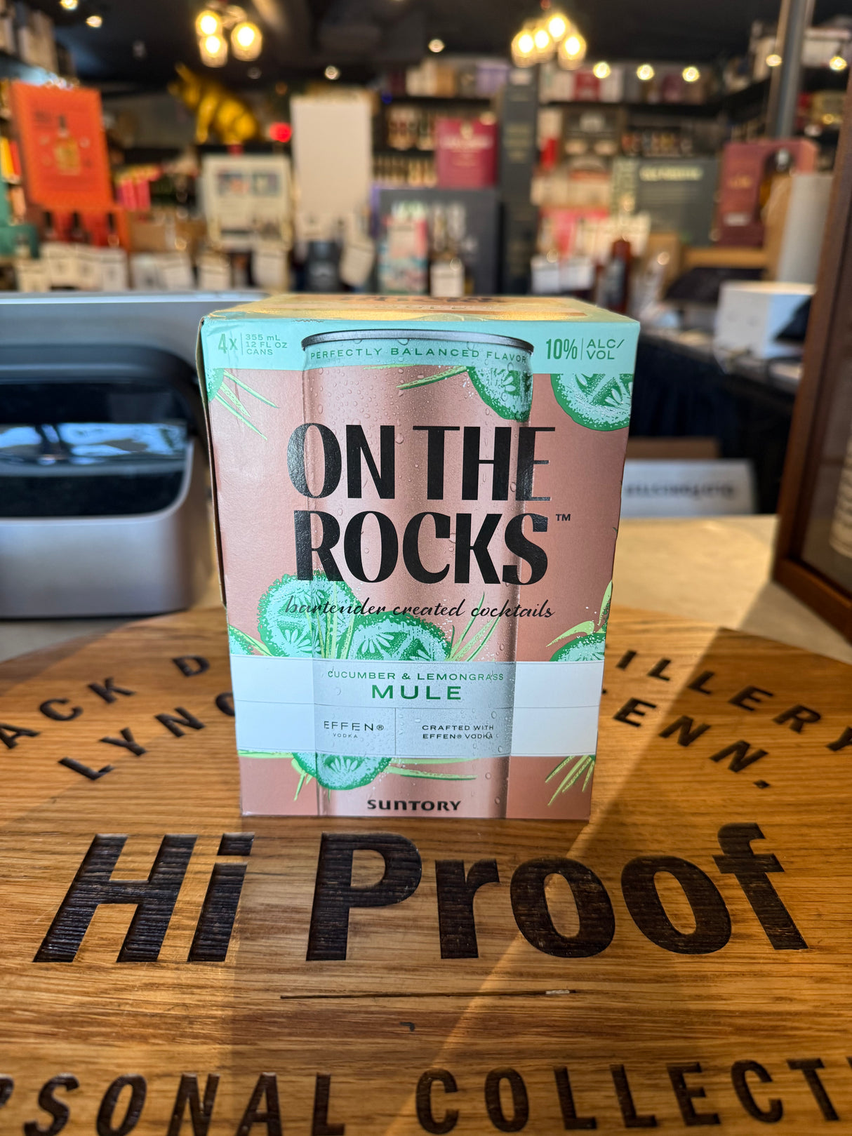 On The Rocks Cucumber & Lemongrass Mule 355ml x 4PK Cans