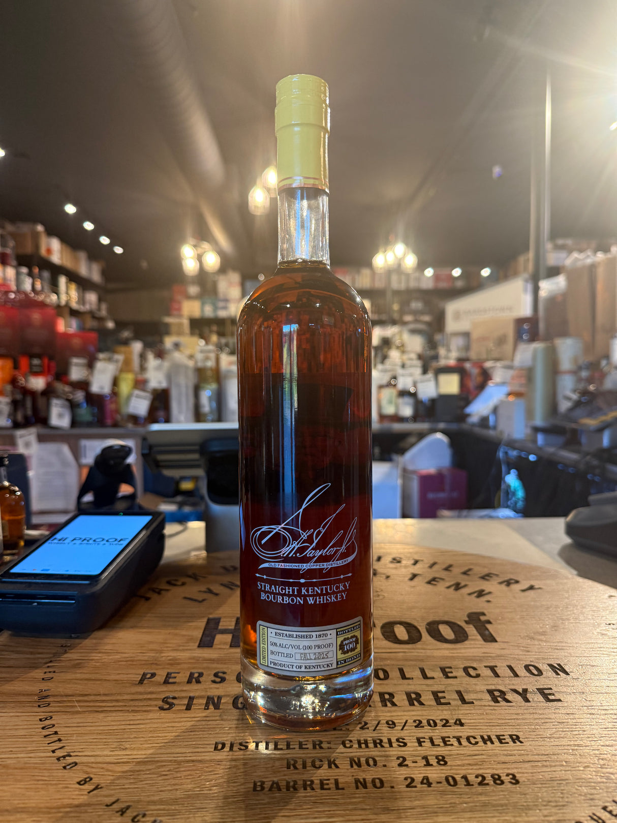 E.H. Taylor Bottled-in-Bond 2025 Buffalo Trace Antique Collection 750mL (SPEND $2500 SAZERAC, GET IT FOR $199.99)