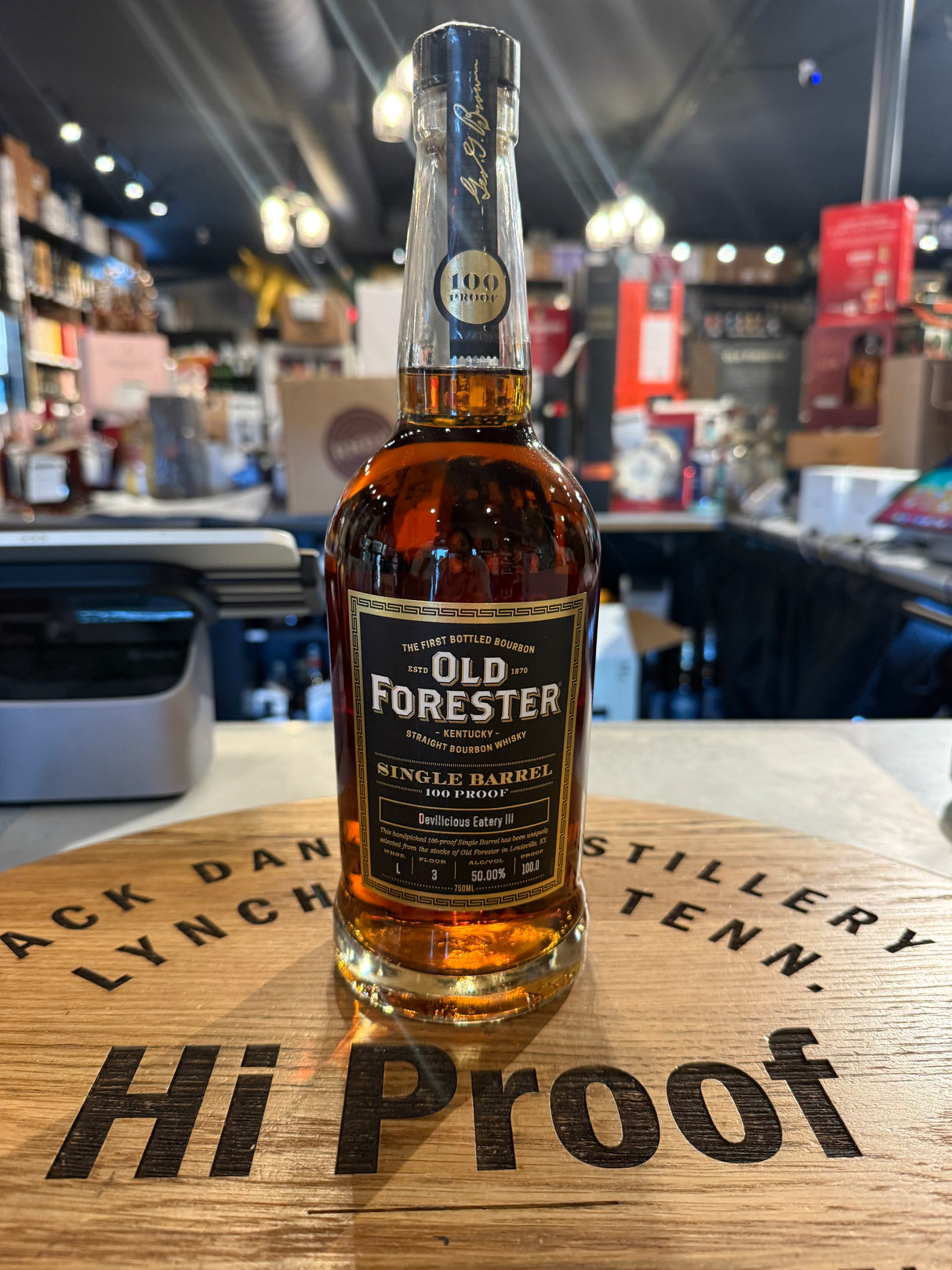 Old Forester Single Barrel Barrel 100 Proof Bourbon Whisky 750ml Limit 2