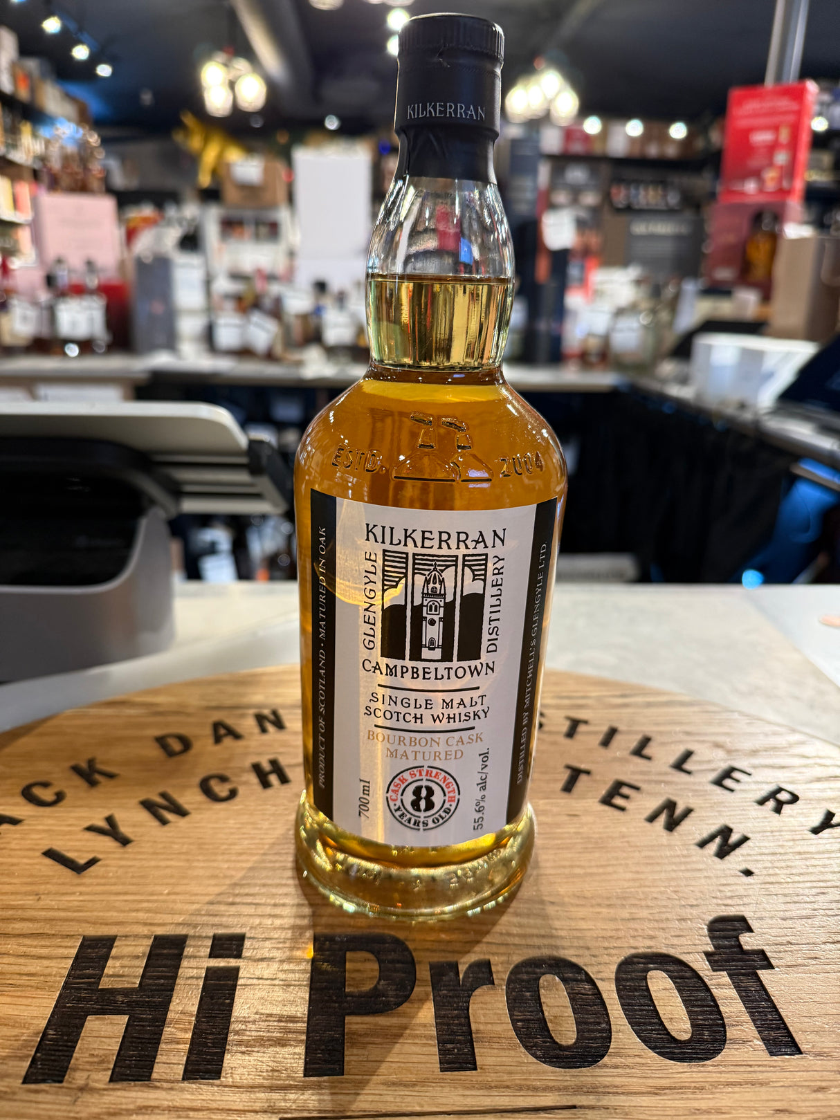 Kilkerran Bourbon Cask Matured Cask Strength 8 Year Old Single Malt 55.6%Alc 700ml